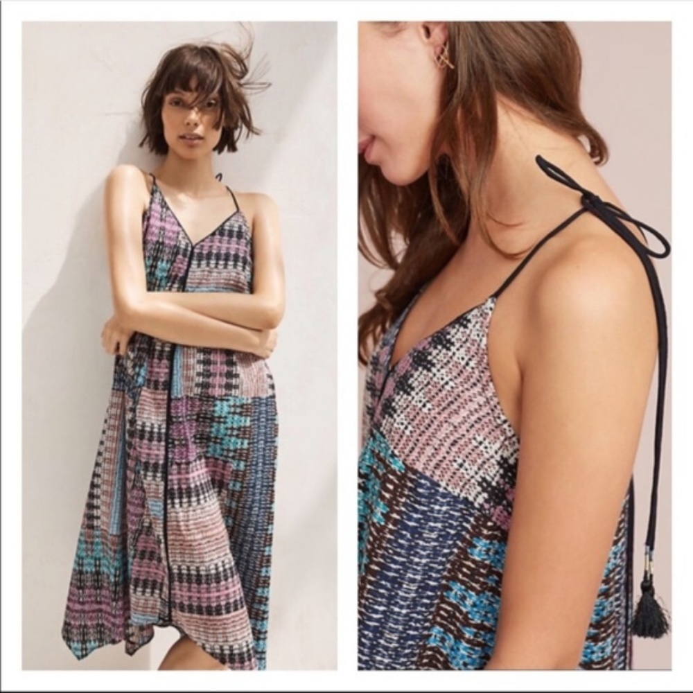 Anthropologie Akemi + Kin Riviera Tasseled Dress